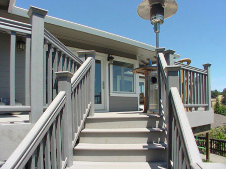 Stair - Up from rear yar 