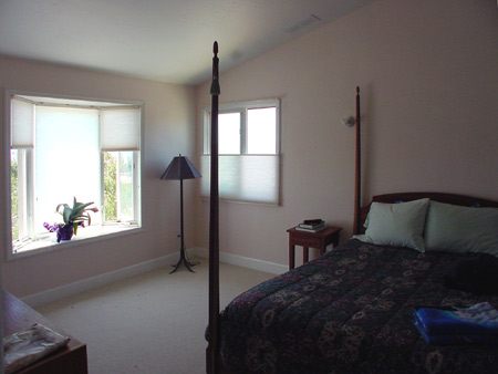 Master Bedroom - View towards sitting area. 