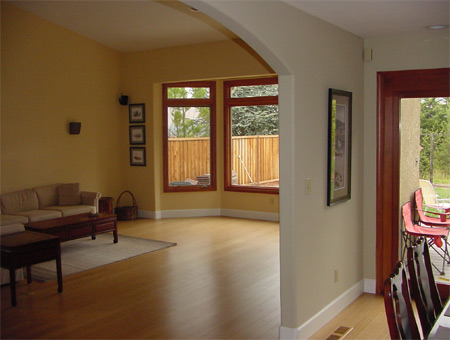 Living Room - View from dining room.